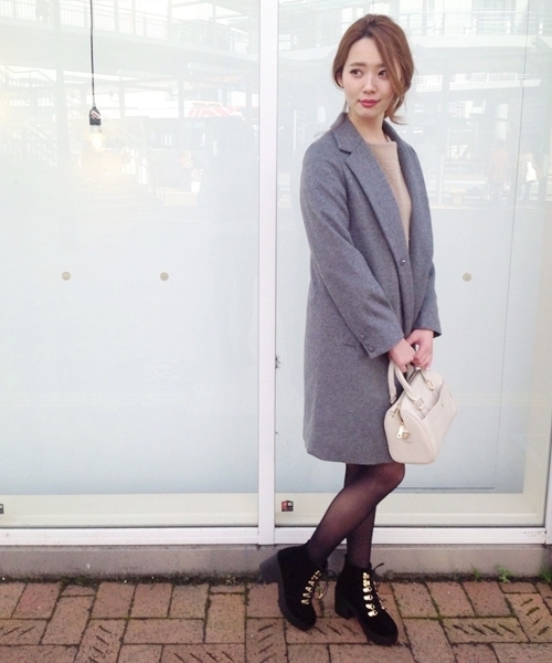 Chico(チコ)の「【who's who Chico】スエードマウンテンブーツ(ブーツ・レディース・グレー/ベージュ/ブラック・MEDIUM/SMALL/LARGE)」の14枚目の写真