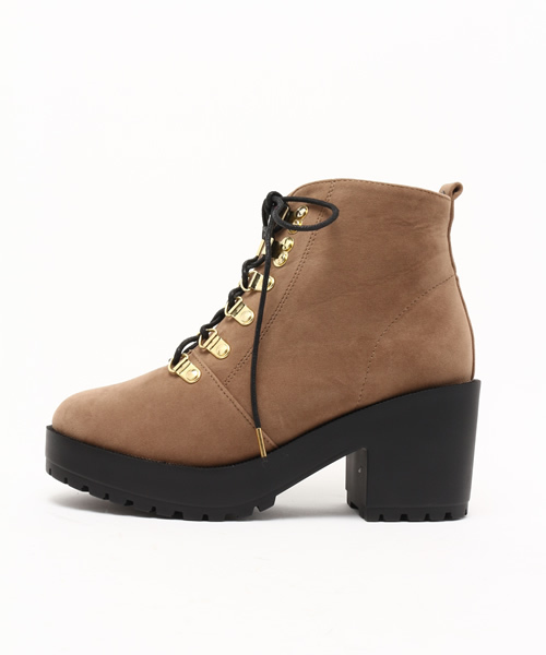 Chico(チコ)の「【who's who Chico】スエードマウンテンブーツ(ブーツ・レディース・グレー/ベージュ/ブラック・MEDIUM/SMALL/LARGE)」の4枚目の写真