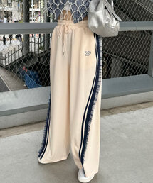 CIAOPANIC | フリルラインワイドトラックパンツ(その他パンツ)