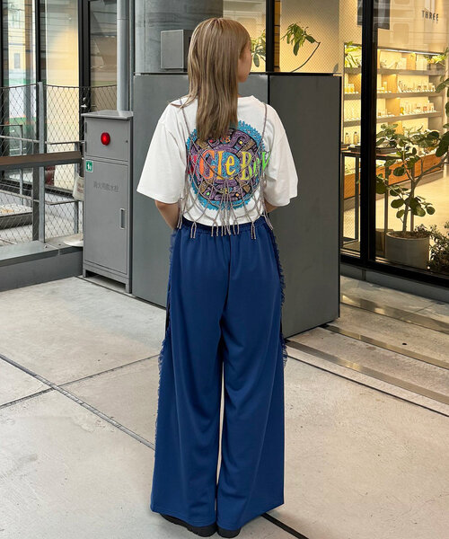 セール】フリルラインワイドトラックパンツ（その他パンツ