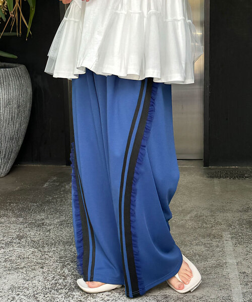 CIAOPANIC フリルプリーツパンツ CIAOPANIC｜チャオパニックのパンツ（フリル）通販 - ZOZOTOWN