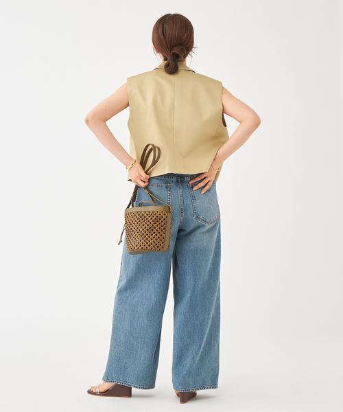 plage（プラージュ）の「RIAM ショートジャケット（その他アウター・レディース・チャコールグレー/キャメル・38/36）」の8枚目の写真