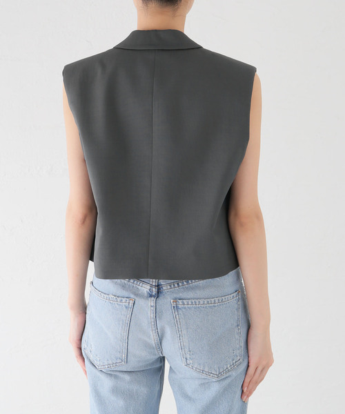 plage（プラージュ）の「RIAM ショートジャケット（その他アウター・レディース・チャコールグレー/キャメル・38/36）」の12枚目の写真