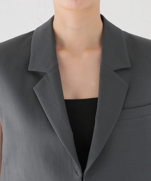 plage（プラージュ）の「RIAM ショートジャケット（その他アウター・レディース・チャコールグレー/キャメル・38/36）」の13枚目の写真