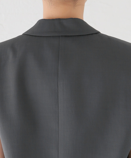 plage（プラージュ）の「RIAM ショートジャケット（その他アウター・レディース・チャコールグレー/キャメル・38/36）」の14枚目の写真