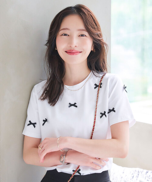 KOBE LETTUCE（コウベレタス）の「コットン混選べるデザインTシャツ（Tシャツ/カットソー・レディース・オフホワイト/ホワイト系/ホワイト系1/ブラック系/ブラック系1/ブラック/ホワイト系2/ブラック系2/ホワイト系3/ホワイト系5/ブラック系3/ホワイト系4/ブラック系5/ブラック系4/ブラック系6/ブラック系7/ブラック系8/ホワイト系6/ホワイト系7/ホワイト系8/ブラック系その他/ホワイト系その他2/ブラック系その他2/ブラック系9/ホワイト系9/ホワイト系その他/ホワイト系その他3/ブラック系その他3/ホワイト系その他5/ブラック系その他5・M/M1）」の8枚目の写真
