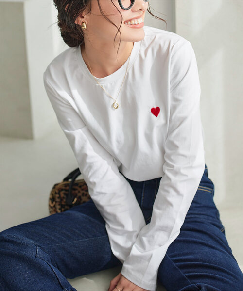 KOBE LETTUCE（コウベレタス）の「コットン混選べるデザインTシャツ（Tシャツ/カットソー・レディース・オフホワイト/ホワイト系/ホワイト系1/ブラック系/ブラック系1/ブラック/ホワイト系2/ブラック系2/ホワイト系3/ホワイト系5/ブラック系3/ホワイト系4/ブラック系5/ブラック系4/ブラック系6/ブラック系7/ブラック系8/ホワイト系6/ホワイト系7/ホワイト系8/ブラック系その他/ホワイト系その他2/ブラック系その他2/ブラック系9/ホワイト系9/ホワイト系その他/ホワイト系その他3/ブラック系その他3/ホワイト系その他5/ブラック系その他5・M/M1）」の9枚目の写真