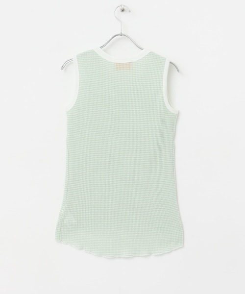 URBAN RESEARCH ROSSO WOMEN（アーバンリサーチ　ロッソ）の「CaRouseLamBRa　NO-SLEEVE PACK WHITE BORDER（タンクトップ・レディース・キャメル/その他1/グリーン系その他・OS）」の16枚目の写真