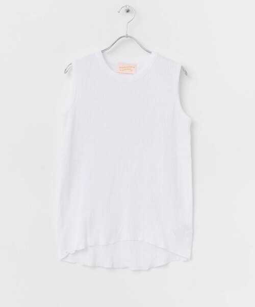 URBAN RESEARCH ROSSO WOMEN（アーバンリサーチ　ロッソ）の「CaRouseLamBRa　NO-SLEEVE PACK WHITE BORDER（タンクトップ・レディース・キャメル/その他1/グリーン系その他・OS）」の17枚目の写真