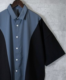 Ritzy（リッツィー）の「ポリストレッチ バイカラーSSシャツ（シャツ/ブラウス・メンズ）」