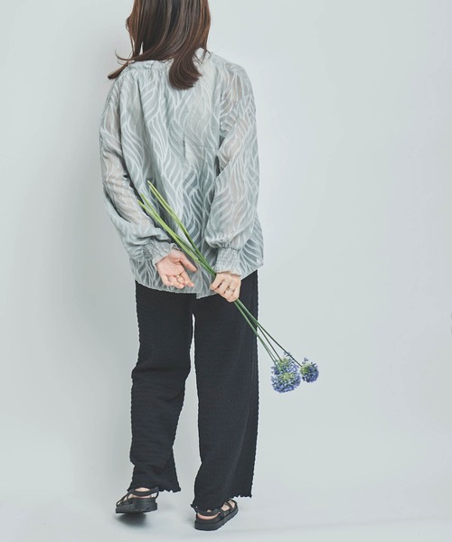 mil(ミル)の「【150㎝前後の小柄さんサイズ】ポコポコセンターシームパンツ(その他パンツ・レディース・キャメル/ライトグリーン/ブラック・S/M/XS)」の14枚目の写真