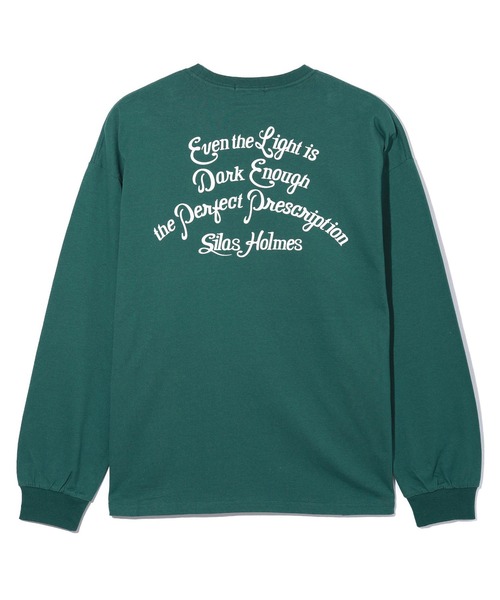 SILAS(サイラス)の「SCRIPT L/S TEE(Tシャツ/カットソー・メンズ・ホワイト/ブラック/グリーン/チャコール・M/L/XL)」の4枚目の写真
