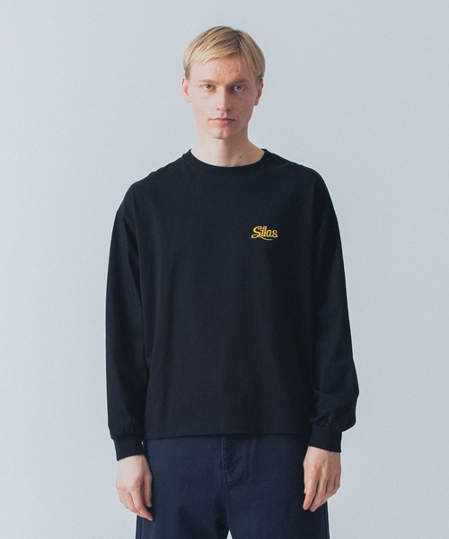 SILAS(サイラス)の「SCRIPT L/S TEE(Tシャツ/カットソー・メンズ・ホワイト/ブラック/グリーン/チャコール・M/L/XL)」の7枚目の写真