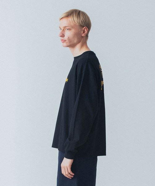 SILAS(サイラス)の「SCRIPT L/S TEE(Tシャツ/カットソー・メンズ・ホワイト/ブラック/グリーン/チャコール・M/L/XL)」の8枚目の写真