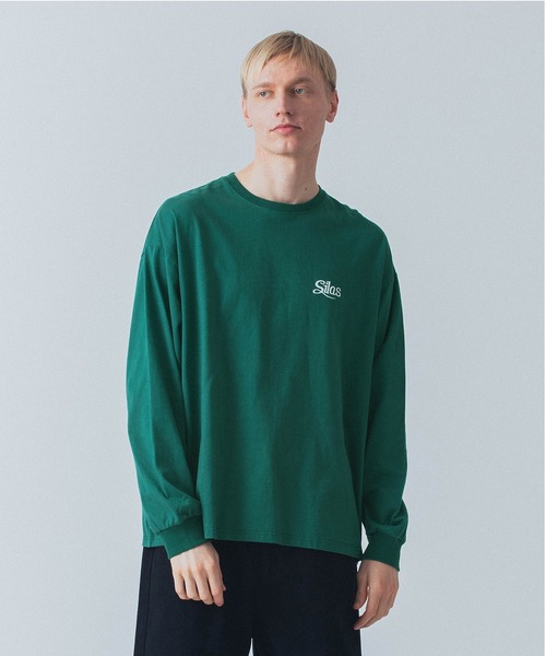 SILAS(サイラス)の「SCRIPT L/S TEE(Tシャツ/カットソー・メンズ・ホワイト/ブラック/グリーン/チャコール・M/L/XL)」の19枚目の写真