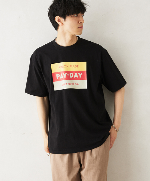 PAYDAY(ペイデイ)の「PAYDAY / ペイデイ 別注 50s Logo Tee(Tシャツ/カットソー・メンズ・ブラック/ホワイト・LARGE/MEDIUM)」の8枚目の写真