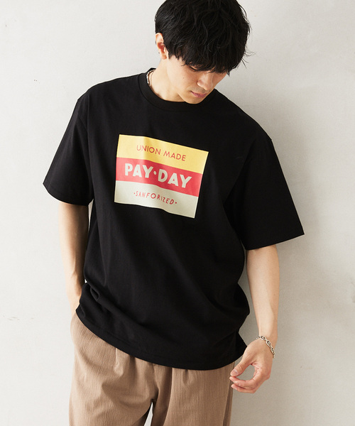 PAYDAY(ペイデイ)の「PAYDAY / ペイデイ 別注 50s Logo Tee(Tシャツ/カットソー・メンズ・ブラック/ホワイト・LARGE/MEDIUM)」の9枚目の写真