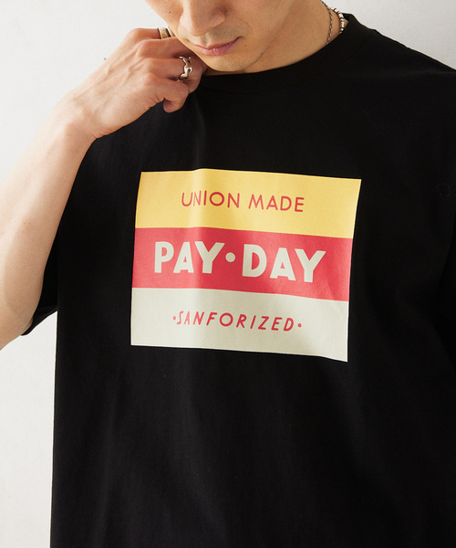 PAYDAY(ペイデイ)の「PAYDAY / ペイデイ 別注 50s Logo Tee(Tシャツ/カットソー・メンズ・ブラック/ホワイト・LARGE/MEDIUM)」の11枚目の写真