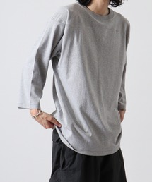 七分袖」に該当するレディースのTシャツ/カットソー（グレー