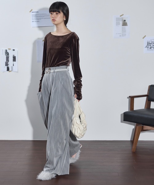 THE YOn（ザヨン）の「フォックスライクファースリングバックパンプス（パンプス・レディース・ライトグレー/モカ/ブラック・36/37/38）」の10枚目の写真