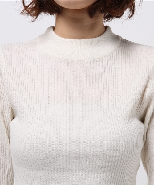 UNRELISH（アンレリッシュ）の「ベーシックハイネックニット（ニット/セーター・レディース・ホワイト/ブラック/グリーン/ボルドー/グレー・MEDIUM）」の10枚目の写真