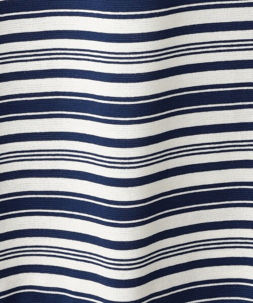 UNITED ARROWS（ユナイテッドアローズ）の「ミラノリブ マルチボーダー Tシャツ -ウォッシャブル-（Tシャツ/カットソー・メンズ・ダークグレー/ライトブルー・S/M/L/XL）」の16枚目の写真