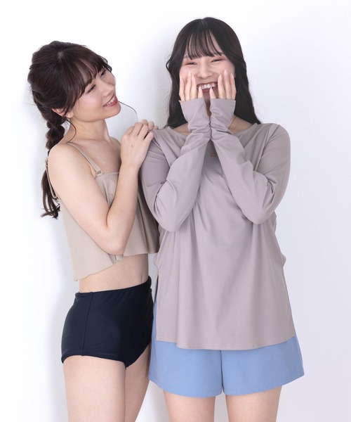 TODAYFUL（トゥデイフル）の「リブタンクスイムウェア（水着