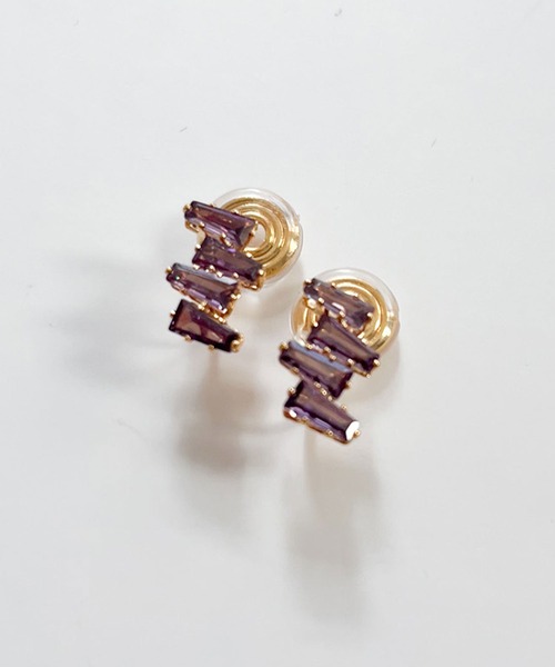 yu-ka(ユーカ)の「YU-KA:クリアカラーミニイヤリング(イヤリング・レディース・ゴールド・FREE)」の1枚目の写真