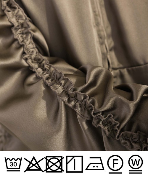 【セール】【セットアップ可能】フリル付きブルゾン（ブルゾン）｜PICCIN（ピッチン）