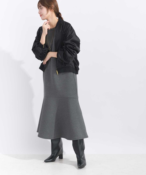 【セール】【セットアップ可能】フリル付きブルゾン（ブルゾン）｜PICCIN（ピッチン）