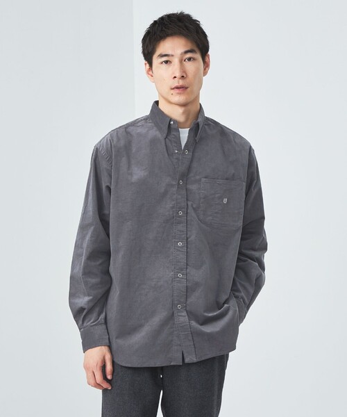 【セール】【別注】<UNIVERSAL OVERALL>GLR コーデュロイ スナップダウン シャツ(シャツ/ブラウス)|UNIVERSAL OVERALL(ユニバーサルオーバーオール) 【セール】【別注】<UNIVERSAL OVERALL>GLR コーデュロイ スナップダウン シャツ(シャツ/ブラウス)|UNIVERSAL OVERALL(ユニバーサルオーバーオール)