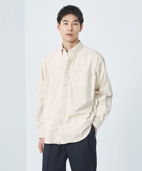 【セール】【別注】<UNIVERSAL OVERALL>GLR コーデュロイ スナップダウン シャツ(シャツ/ブラウス)|UNIVERSAL OVERALL(ユニバーサルオーバーオール) 【セール】【別注】<UNIVERSAL OVERALL>GLR コーデュロイ スナップダウン シャツ(シャツ/ブラウス)|UNIVERSAL OVERALL(ユニバーサルオーバーオール)