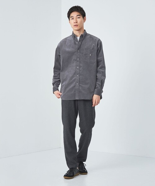 【セール】【別注】<UNIVERSAL OVERALL>GLR コーデュロイ スナップダウン シャツ(シャツ/ブラウス)|UNIVERSAL OVERALL(ユニバーサルオーバーオール) 【セール】【別注】<UNIVERSAL OVERALL>GLR コーデュロイ スナップダウン シャツ(シャツ/ブラウス)|UNIVERSAL OVERALL(ユニバーサルオーバーオール)