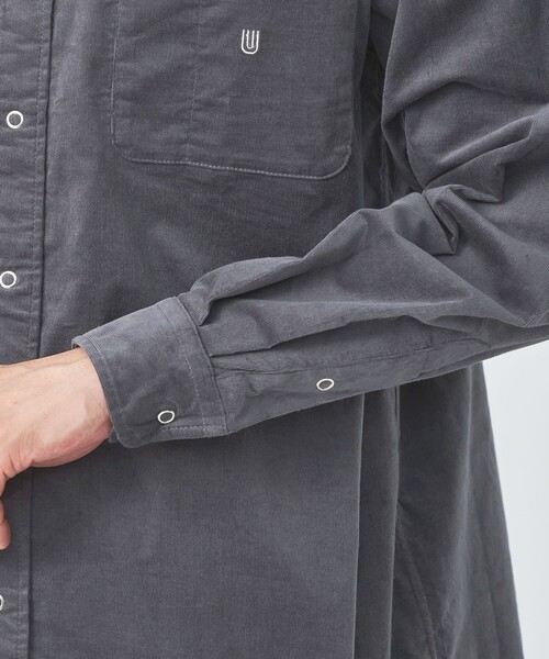 【セール】【別注】<UNIVERSAL OVERALL>GLR コーデュロイ スナップダウン シャツ(シャツ/ブラウス)|UNIVERSAL OVERALL(ユニバーサルオーバーオール) 【セール】【別注】<UNIVERSAL OVERALL>GLR コーデュロイ スナップダウン シャツ(シャツ/ブラウス)|UNIVERSAL OVERALL(ユニバーサルオーバーオール)