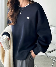 スウェット（ブルー・ネイビー/青色系・刺繍）ファッション通販