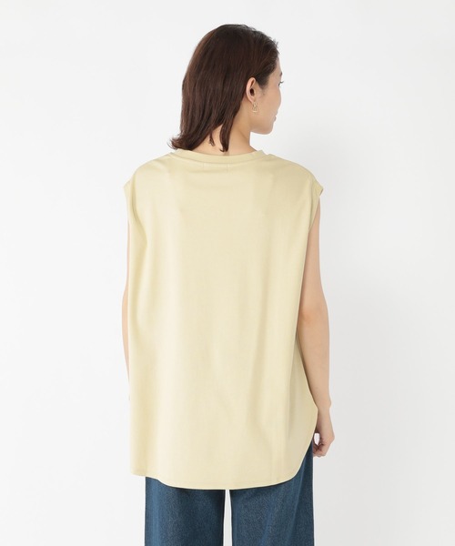 studio CLIP(スタディオクリップ)の「【接触冷感/UVカット】ひんやりスムースアウトタンク(タンクトップ・レディース・スモーク/ピンク/ライトグリーン/オフホワイト・FREE)」の14枚目の写真