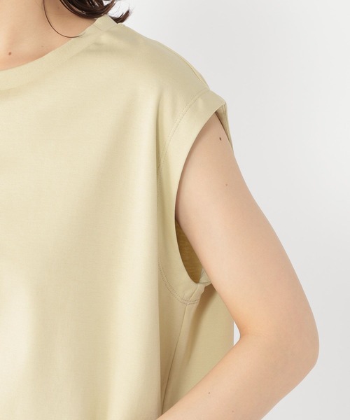 studio CLIP(スタディオクリップ)の「【接触冷感/UVカット】ひんやりスムースアウトタンク(タンクトップ・レディース・スモーク/ピンク/ライトグリーン/オフホワイト・FREE)」の16枚目の写真