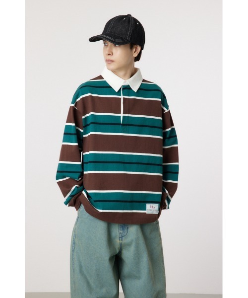 RODEO CROWNS WIDE BOWL（ロデオクラウンズワイドボウル）の「GOOD OLD ルーズラガーシャツ（シャツ/ブラウス・レディース・ブラウン系その他/ピンク系その他/ブルー系その他3・MEDIUM/LARGE）」の15枚目の写真