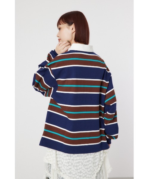 RODEO CROWNS WIDE BOWL（ロデオクラウンズワイドボウル）の「GOOD OLD ルーズラガーシャツ（シャツ/ブラウス・レディース・ブラウン系その他/ピンク系その他/ブルー系その他3・MEDIUM/LARGE）」の6枚目の写真