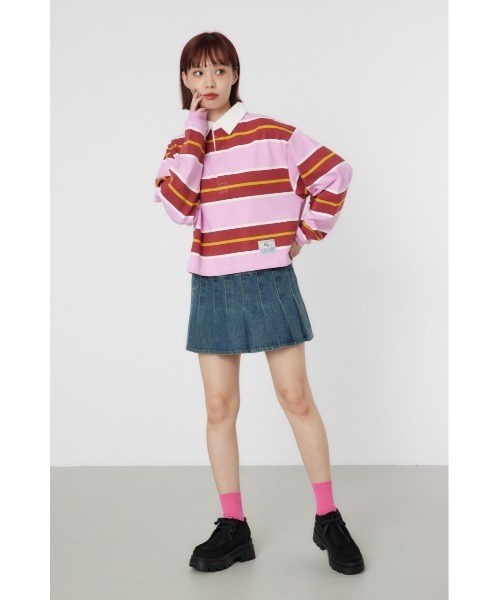 RODEO CROWNS WIDE BOWL（ロデオクラウンズワイドボウル）の「GOOD OLD ルーズラガーシャツ（シャツ/ブラウス・レディース・ブラウン系その他/ピンク系その他/ブルー系その他3・MEDIUM/LARGE）」の13枚目の写真