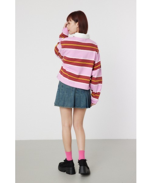 RODEO CROWNS WIDE BOWL（ロデオクラウンズワイドボウル）の「GOOD OLD ルーズラガーシャツ（シャツ/ブラウス・レディース・ブラウン系その他/ピンク系その他/ブルー系その他3・MEDIUM/LARGE）」の14枚目の写真