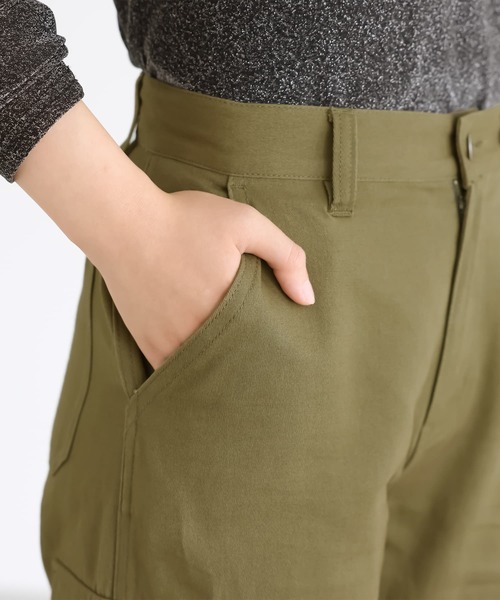 n'OrLABEL（ノアールレーベル）の「『ワイドカーゴパンツ』（カーゴパンツ・レディース・ブラック/カーキ・L～LL/S～Ｍ/3L）」の9枚目の写真