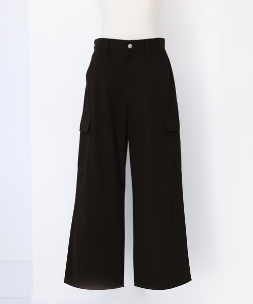 n'OrLABEL（ノアールレーベル）の「『ワイドカーゴパンツ』（カーゴパンツ・レディース・ブラック/カーキ・L～LL/S～Ｍ/3L）」の17枚目の写真