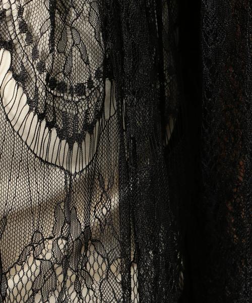 Another Edition（アナザーエディション）の「レースロングカーディガン2/AEFC LACE LONG　CGN 2◆（カーディガン/ボレロ・レディース・ブラック・フリー）」の8枚目の写真