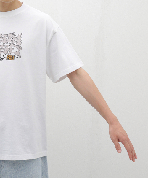 BRAIN DEAD（ブレインデット）の「BRAIN DEAD / BIO ORGANIC MUTATOR T-SHIRT BDS24T00003841WH01（Tシャツ/カットソー・メンズ・ホワイト・MEDIUM）」の8枚目の写真