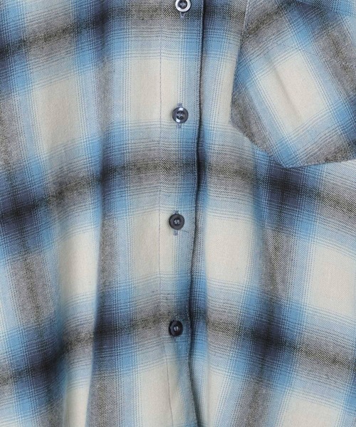 10C REPIPI（ジューシーレピピ）の「【10C REPIPI】チェックルーズシャツ（シャツ/ブラウス・キッズ・ブラウン/ブルー/レッド・130cm/110cm/120cm）」の9枚目の写真