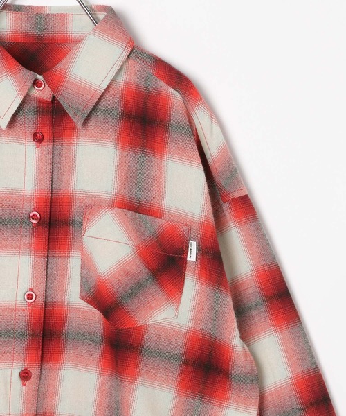 10C REPIPI（ジューシーレピピ）の「【10C REPIPI】チェックルーズシャツ（シャツ/ブラウス・キッズ・ブラウン/ブルー/レッド・130cm/110cm/120cm）」の16枚目の写真