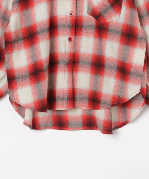 10C REPIPI（ジューシーレピピ）の「【10C REPIPI】チェックルーズシャツ（シャツ/ブラウス・キッズ・ブラウン/ブルー/レッド・130cm/110cm/120cm）」の14枚目の写真