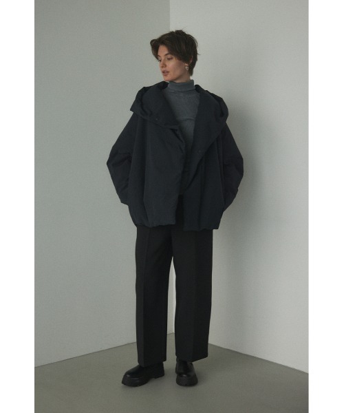 BLACK BY MOUSSY（ブラックバイマウジー）の「waist switching pants(ウエストスウィッチングパンツ)（スラックス・レディース・ブラック/グレー・1/2）」の18枚目の写真