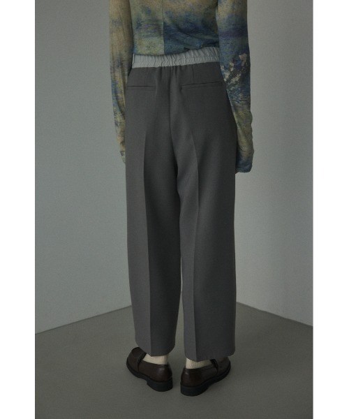 BLACK BY MOUSSY（ブラックバイマウジー）の「waist switching pants(ウエストスウィッチングパンツ)（スラックス・レディース・ブラック/グレー・1/2）」の9枚目の写真